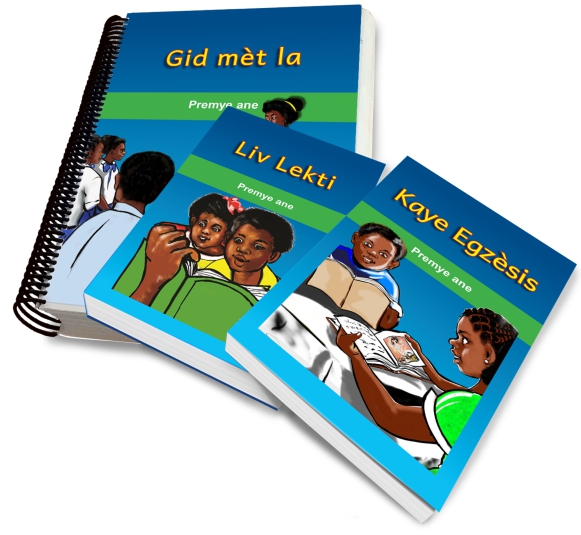 Koleksyon Lekti Premye Ane / First grade reading package