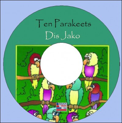 Interactive ebook : Ten Parakeets/ Dis Jako