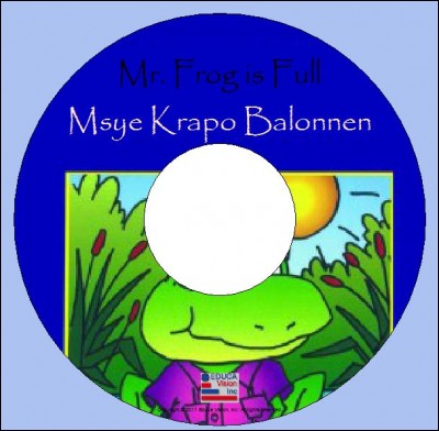 Interactive ebook : Mr. Frog is Full/ Msye Krapo Balonnen